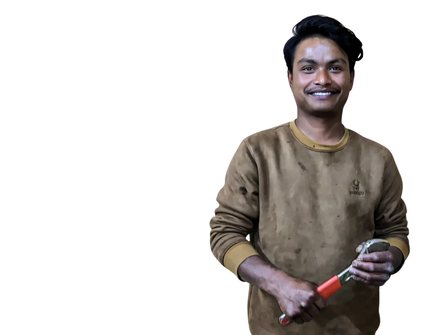 पाइप रेन्च समातेर उभिएका टोखाका प्लम्बर चक्र